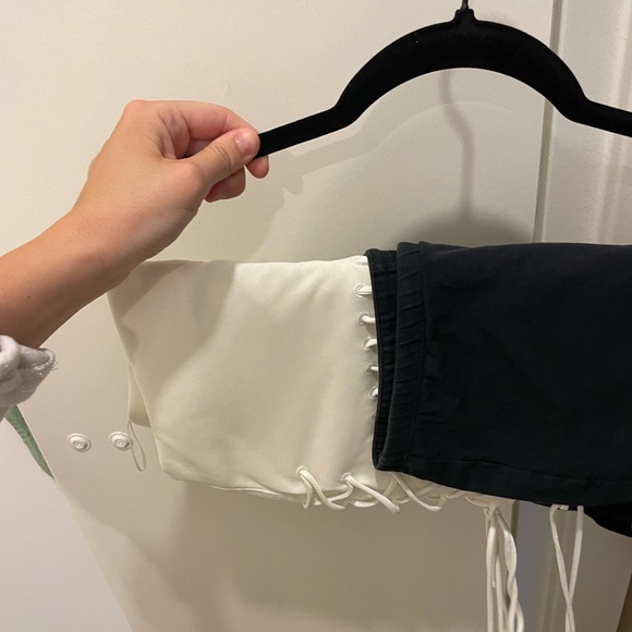 With Jean white mini skirt - Picture 3 of 3